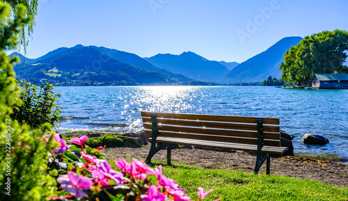 famous tegernsee lake - bad wiessee