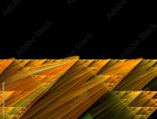 Abstract Vibrant Fractal Flame Artwork