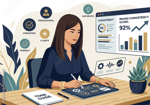 Brand Consistency Management with Digital Tools and Professional Guidance