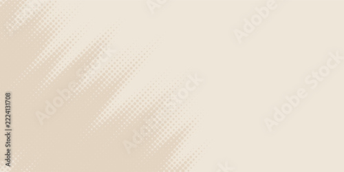 Background beige and crimson pop art background with halftone dots in comic style image