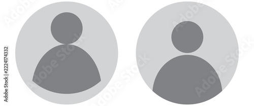 User Profile Icons with Online and Offline Status Indicators