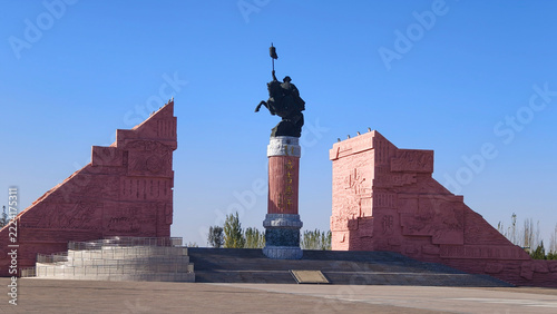 Genghis Khan Mausoleum Tourism Area, Ordos City, Inner Mongolia, China