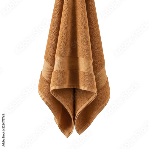 Brown paper cone shaped bag with string closure