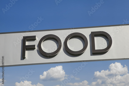 Large 3D letters spelling 