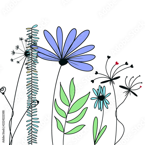 illustration of a flower