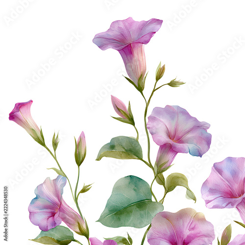 pink and purple flowers