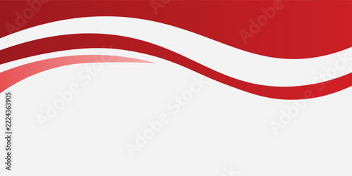 
Premium Red Corporate Wave - Luxury Modern Flow Business Background Banner