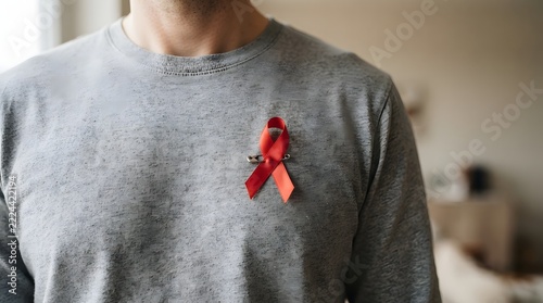 Raising awareness and showing support remembering those affected by hiv and aids globally