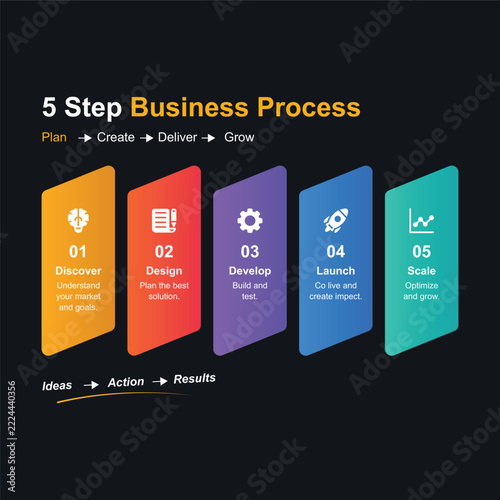 Professional Business Infographic Template