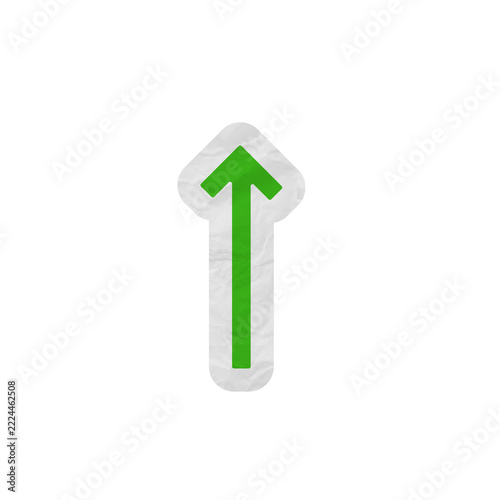 up arrow scrapbook green