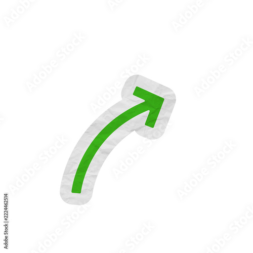 green arrow scrapbook