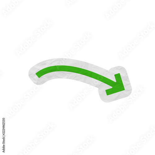 right green arrow scrapbook