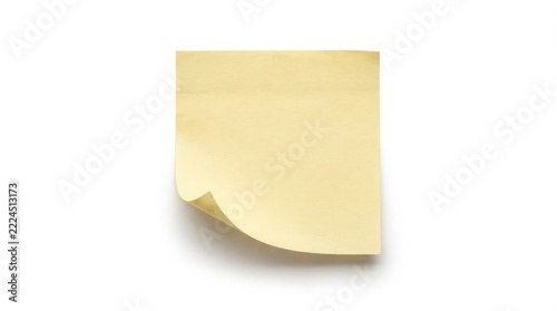 A detailed close up view of a single slice of bright yellow cheddar cheese isolated on a clean white background ideal for food advertising and