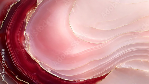 Close-up of pink abstract swirl pattern