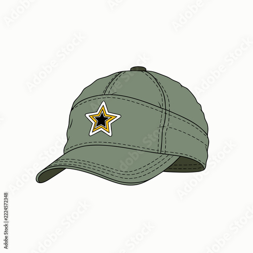 baseball cap vector illustration
