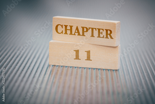 Chapter 11 Business Bankruptcy and Financial Restructuring Concept
