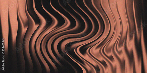 Rose Gold Neon Wave Abstract Texture Background