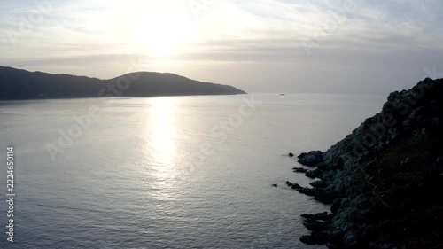 Golfe de Lava, Corse du Sud, vue de drone