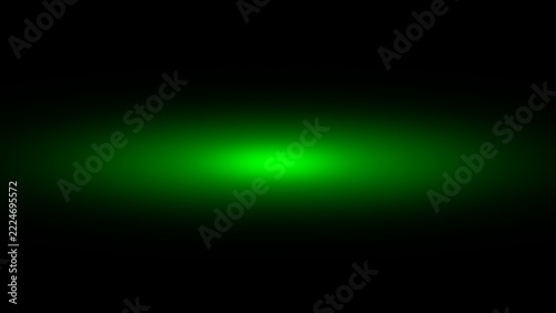 Green glowing light effect abstract background with bokeh and lens flare perfect for technology or energy concepts