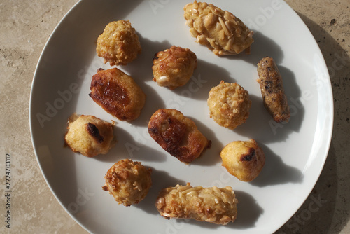 Traditional Catalan Panellets – Handmade Almond and Pine Nut Pastries for All Saints' Day