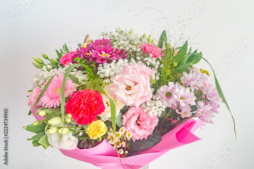 Beautiful bouquet of fresh flowers.