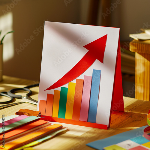 Cozy Felt Stock Chart with Handmade Fabric Details