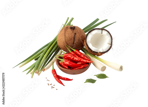 Coconut, Chili Pepper, Lemon Grass