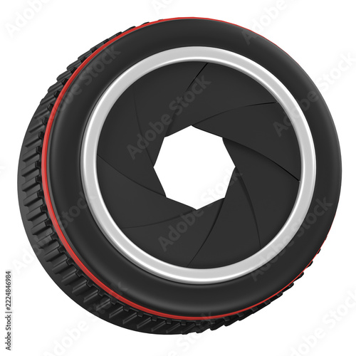 Aperture Lens 3D Icon