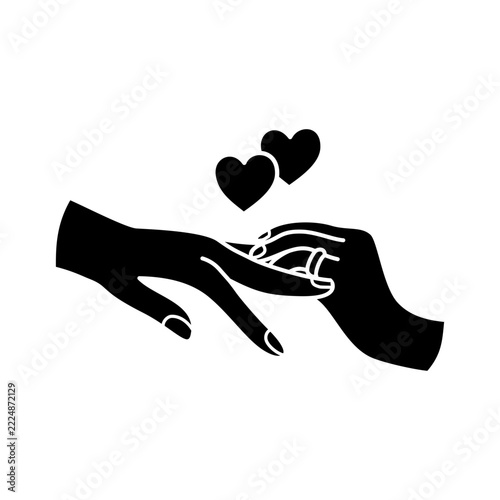 Married Icon Vector Glyph