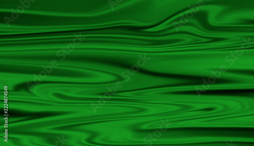 Dark green liquid swirls create a smooth flowing elegant pattern