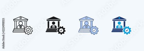 Conference Multiple Style Icon Collection
