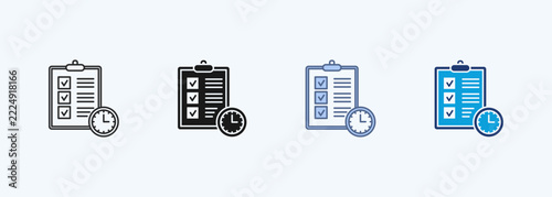 Agenda Multiple Style Icon Collection