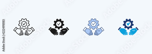 Agreement Multiple Style Icon Collection