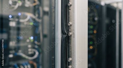Data Center Server Rack Door Seal, Weatherstripping, Server Cabinet Gasket Mechanism