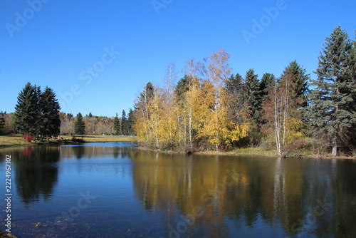 Reflections Of Autumn, William Hawrelak Park, Edmonton, Alberta