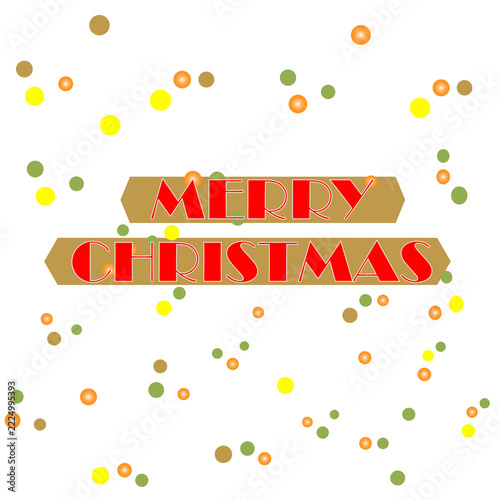 Merry Christmas - Xmas day vector art