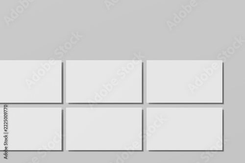 Slides presentation blank mockup 3d Rendering