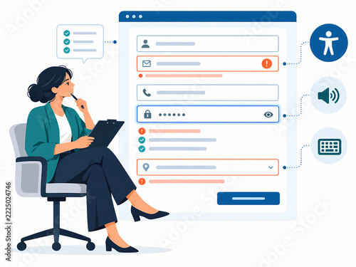 Accessible Form Validation and Error Handling for Web Interfaces