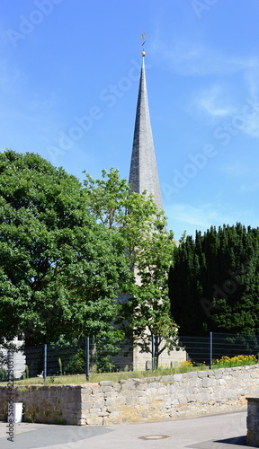 Historical Michaelis Church in Burgstemmen, Lower Saxony