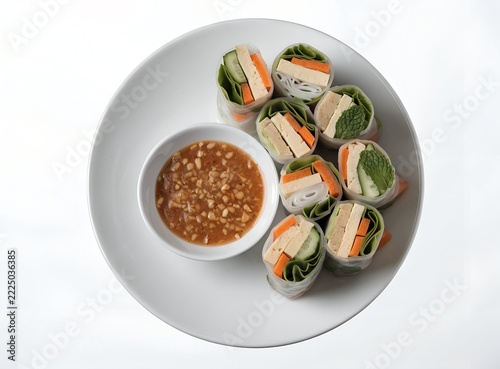 Vietnamese Fresh Tofu Spring Rolls