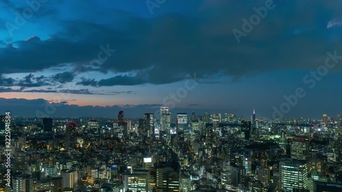 東京風景　タイムラプス