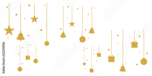 Christmas Decorations Flat Icon