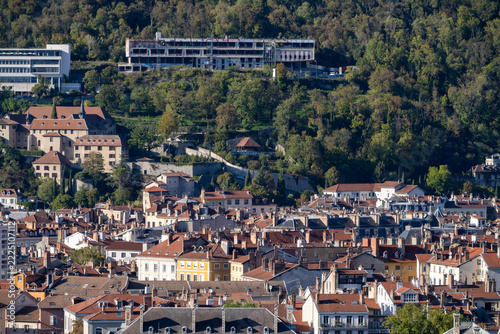 View of Grenoble from the Perret Tower, France, October 14, 2026.