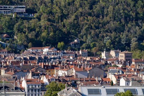 View of Grenoble from the Perret Tower, France, October 14, 2026.