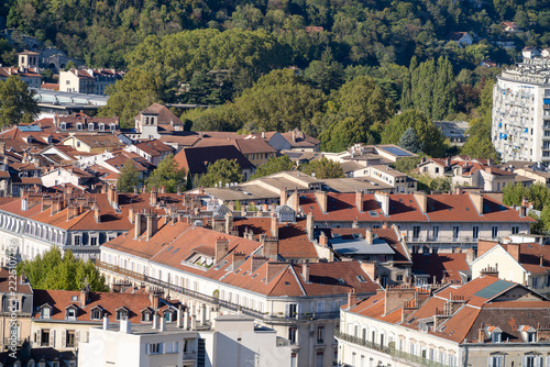 View of Grenoble from the Perret Tower, France, October 14, 2026.