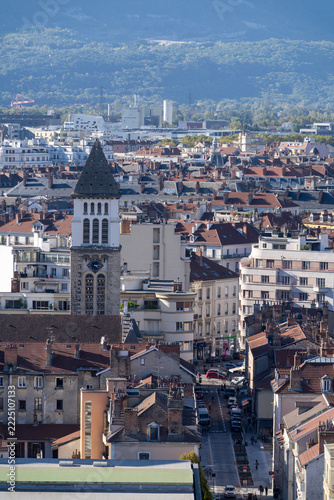 View of Grenoble from the Perret Tower, France, October 14, 2026.