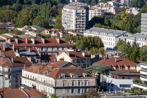 View of Grenoble from the Perret Tower, France, October 14, 2026.
