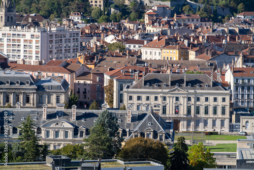 View of Grenoble from the Perret Tower, France, October 14, 2026.