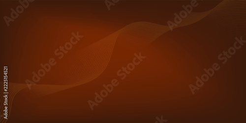 Orange wave abstract background with space for text and message. template design