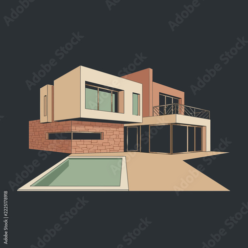 Modern Luxury House with Swimming Pool